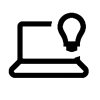laptop course icon